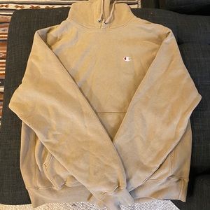 Perfect condition beige champion hoodie